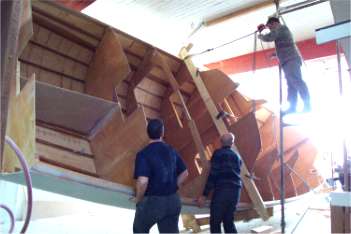 Didi 38 radius chine plywood boat plans for amateurs